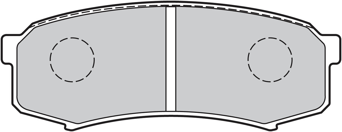 Jeu de 4 plaquettes de frein VALEO ref. 301777